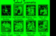 SimCity for IBM PC/Compatibles - Select one of the available scenarios.