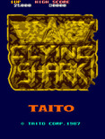Sky Shark for Arcade - Title screen (European version).