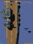 Sky Shark for Arcade - Enemy boats can be larger than the entire screen...