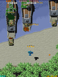 Sky Shark for Arcade - Tanks appear from these ships...