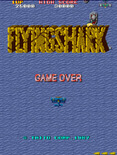 Sky Shark for Arcade - Attract mode (European version).