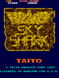 Sky Shark for Arcade - Title screen (U.S. version).