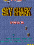 Sky Shark for Arcade - Attract mode (U.S. version).