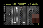 Sky Shark for Commodore 64 - Destroy all of the white planes for a bonus. 