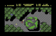 Sky Shark for Commodore 64 - Watch out for fire from these turrets...