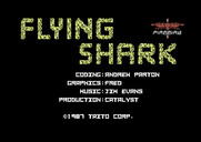 Sky Shark for Commodore 64 - Title screen.