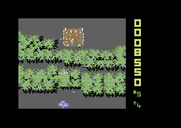 Sky Shark for Commodore 64 - This large tank guards the end of the level.