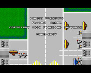 Sky Shark for Amiga - Select difficulty level.