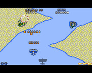 Sky Shark for Amiga - Boats attack when flying over a river...