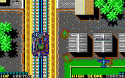 Sky Shark for IBM PC/Compatibles - You can try to destroy that large tank, or just dodge its fire for a while.