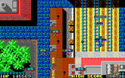Sky Shark for IBM PC/Compatibles - A formation of planes appears from the bottom of the screen...