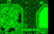 Sky Shark for IBM PC/Compatibles - The players plane has a more powerful weapon now.