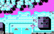 Sky Shark for IBM PC/Compatibles - Enemy planes and tanks attacking.