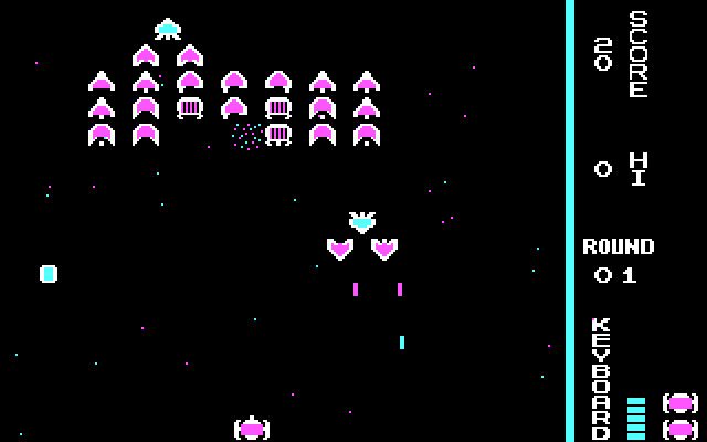 Cosmic Crusader IBM PC/Compatibles Screenshot: Beginning the game.