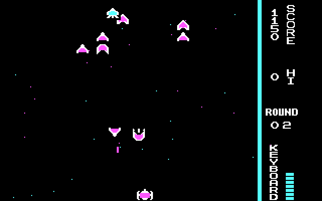 Cosmic Crusader IBM PC/Compatibles Screenshot: Only a few opponents left...