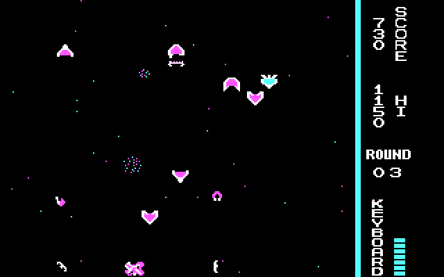 Cosmic Crusader IBM PC/Compatibles Screenshot: I've been destroyed!