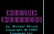 Cosmic Crusader for IBM PC/Compatibles - Title screen.