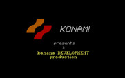 Rush'n Attack for IBM PC/Compatibles - Konami logo introduction screen.