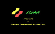 Rush'n Attack for IBM PC/Compatibles - Konami logo introduction screen.