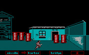 Rush'n Attack for IBM PC/Compatibles - Sneaking into the next area...