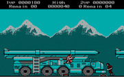 Rush'n Attack for IBM PC/Compatibles - Jump over land mines.
