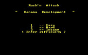 Rush'n Attack for IBM PC/Compatibles - Select a skill level...