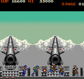 Rush'n Attack for Arcade - These missiles are well guarded!