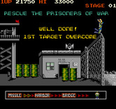 Rush'n Attack for Arcade - Level one completed!