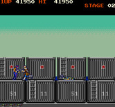 Rush'n Attack for Arcade - I've been hit.