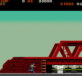 Rush'n Attack for Arcade - Game start.