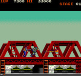 Rush'n Attack for Arcade - Use the flame thrower to take out enemies easily!