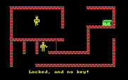 Castle Wolfenstein for IBM PC/Compatibles - This door is locked and I don't have a key...