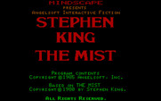 Mist, The for IBM PC/Compatibles - Title screen.