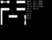 Telengard for TRS-80 - The game begins!