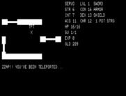 Telengard for TRS-80 - Zzap! I've been teleported...