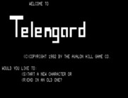 Telengard for TRS-80 - Title screen.