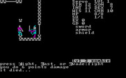 Telengard for IBM PC/Compatibles - This zombie is not amused...