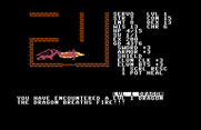 Telengard for Commodore 64 - Oh no, another dragon!