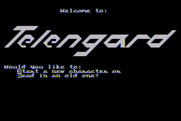 Telengard for Atari 8-bit - Start a new game?
