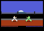 Karateka for Atari 7800 - Starting the first fight...
