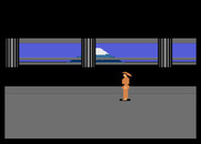 Karateka for Atari 7800 - A powerful opponent waiting ahead...