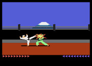 Karateka for Atari 7800 - Successfully attacking my opponent...