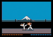 Karateka for Apple II - Hit my opponent...now I need to do this again a few more times!