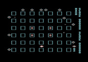 Crossfire for Commodore 64 - Game start.