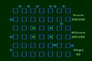 Crossfire for Atari 8-bit - Start of round 3.