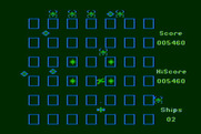 Crossfire for Atari 8-bit - One opponent down, more to go...