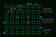 Crossfire for Atari 8-bit - Crash, I've been hit!