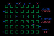 Crossfire for Atari 8-bit - Starting screen.