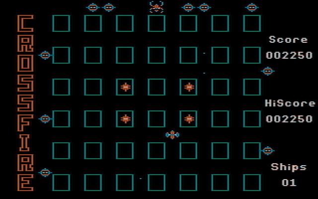 Crossfire IBM PC/Compatibles Screenshot: The next round begins...