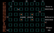 Crossfire for IBM PC/Compatibles - Game over.